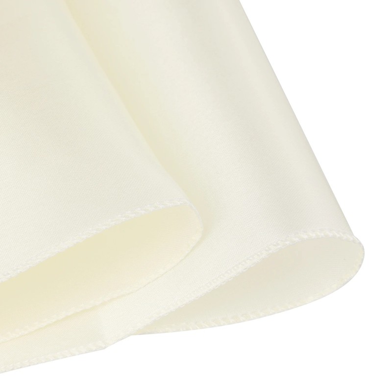 Satin Silk Polyester Table Runners for Wedding, Beige gallery