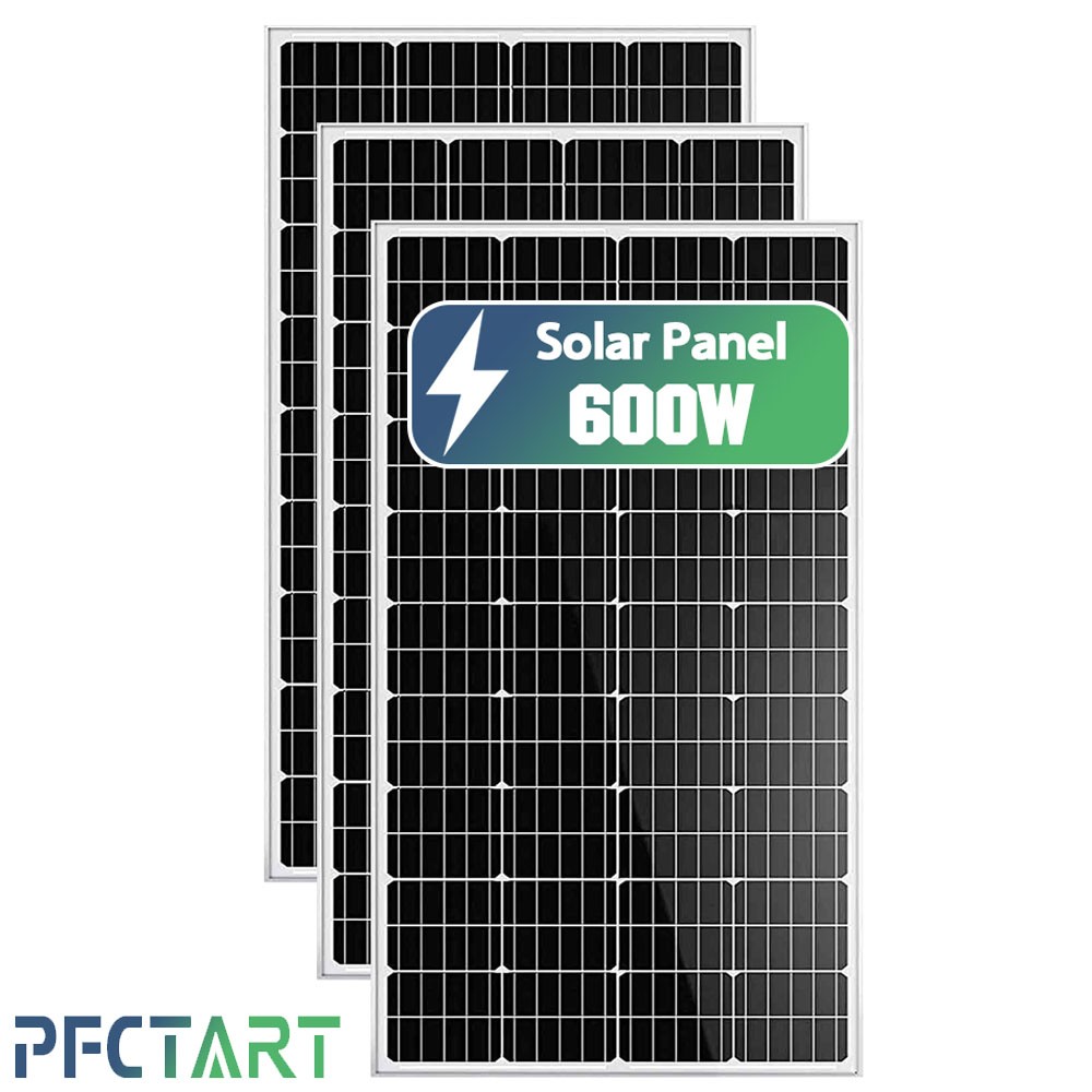 600W 12V Solar Panel High Efficiency Mono Off Grid For Home RV Battery Camping gallery