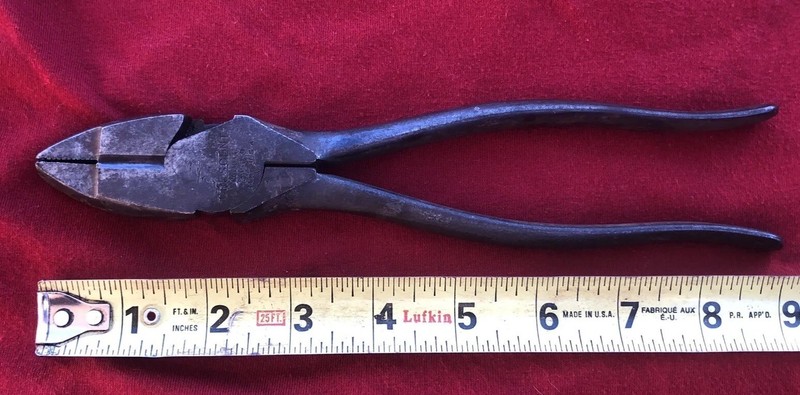 Vintage Crescent No. 2950-9 Bell System Lineman Pliers Made U.S.A. gallery