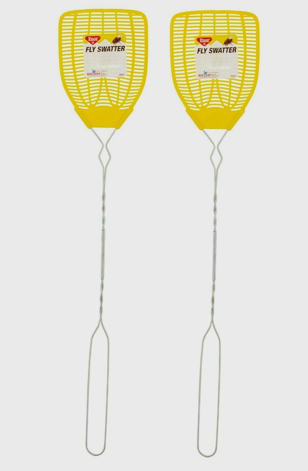 2 ~ ENOZ PLASTIC Fly Swatter Flying Insect Mosquito Killer Blade ASSORTED COLORS gallery