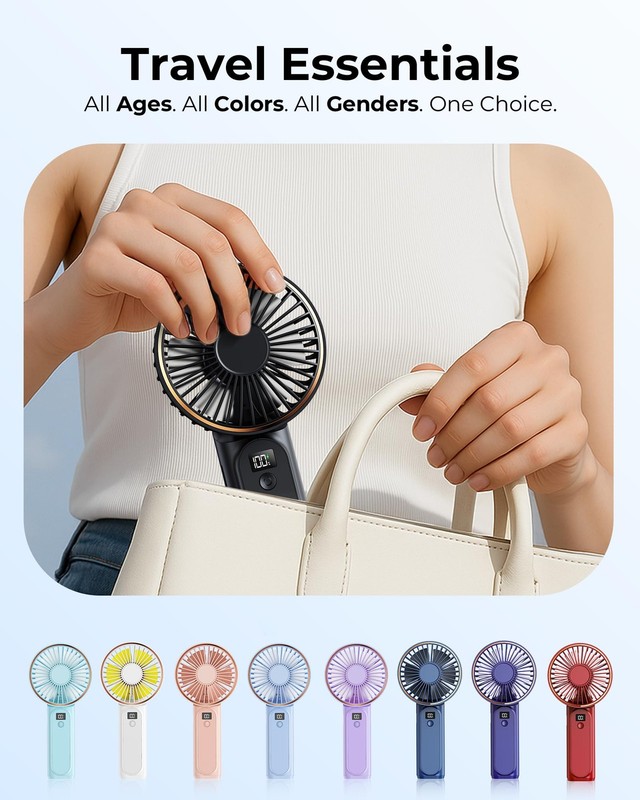 Portable Handheld , Portable Rechargeable, 4000mAh, 180° Adjustable, 6 Speed gallery