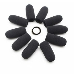 10 Pack Soft Mic Foam Covers Windscreens for David Clark M-4/M-7 Lightspeed Avia