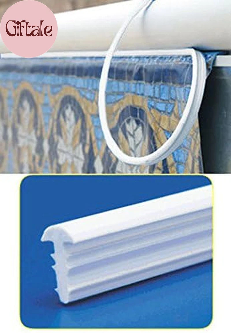 Plastic 120Ft Roll QP1562 Swimming Pool Liner Lock Beaded Wedge T-Shape gallery