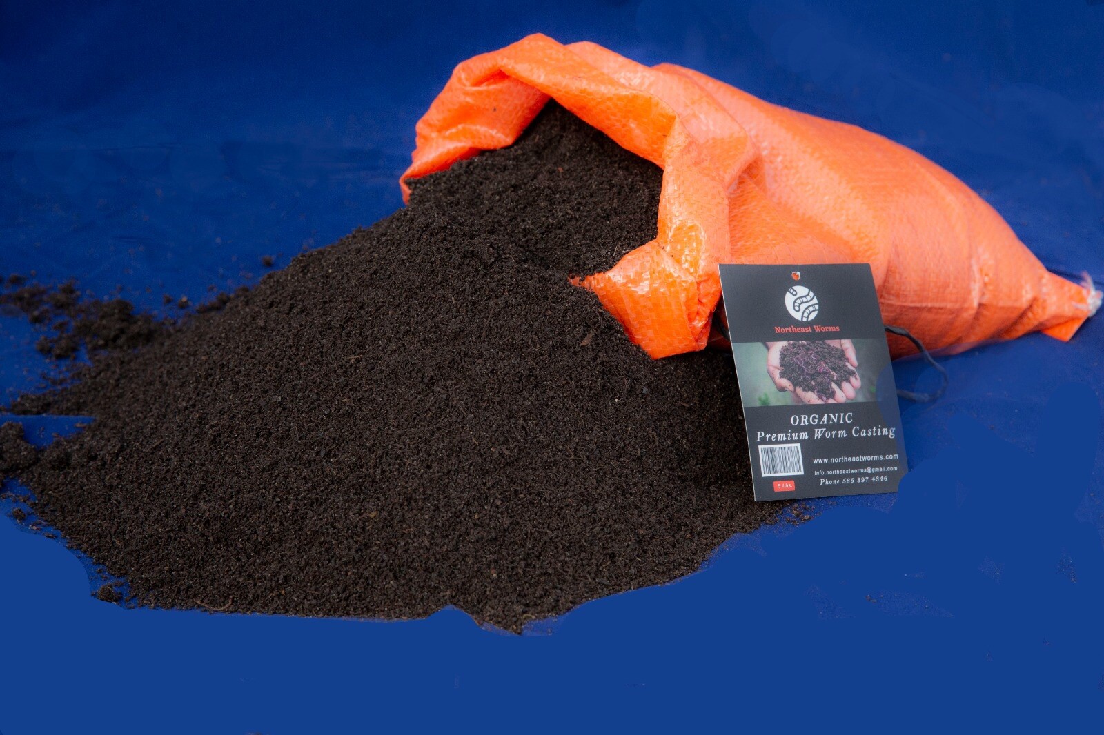 worm casting 100% Pure And Organic. 1 Gallon (4-5 Lbs) Bag. See Descriptions gallery