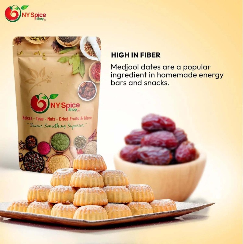Medjool Dates - Non-GMO, Raw, Vegan - by NY Spice Premium Quality FREE SHIP gallery
