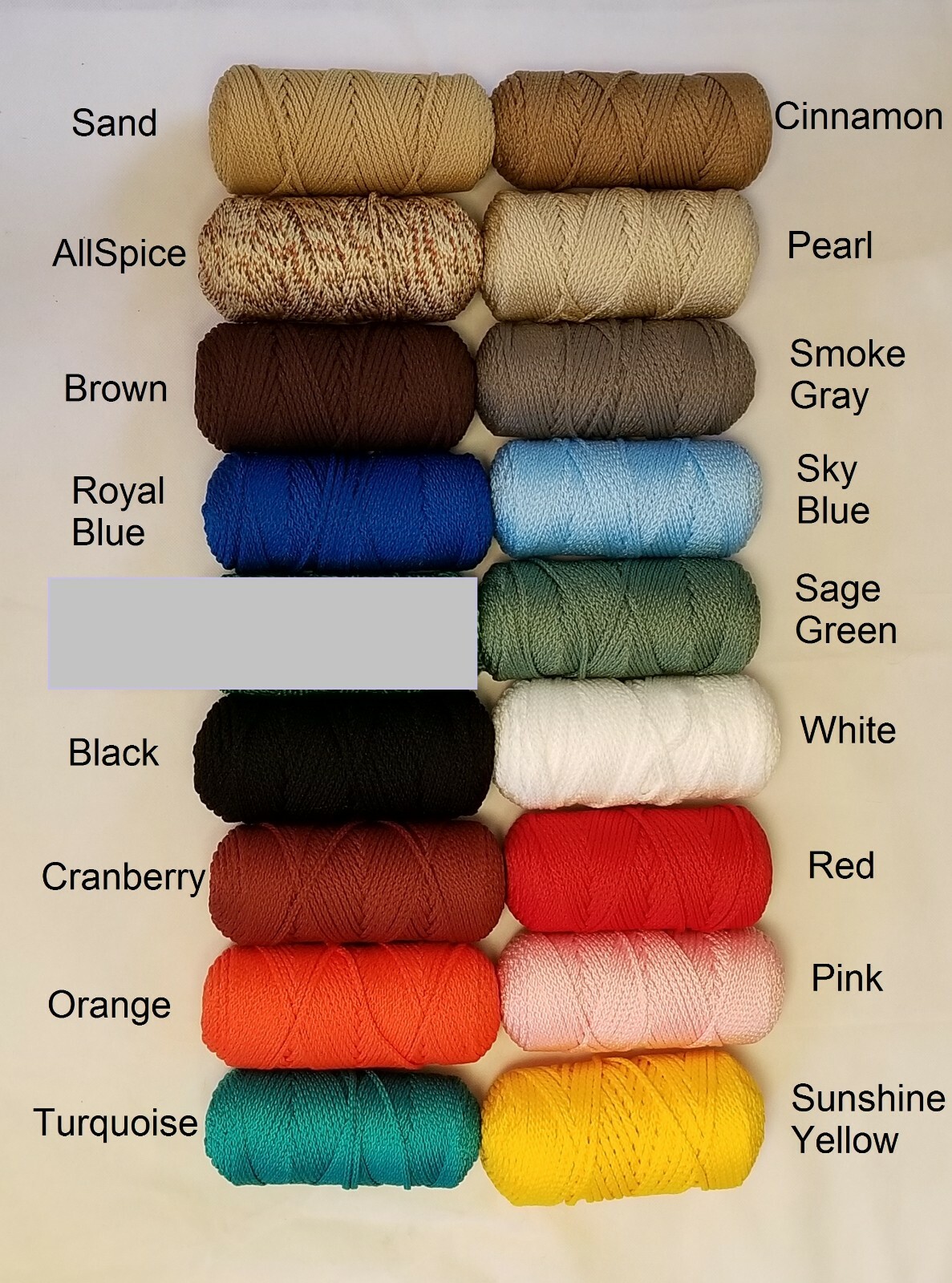 MACRAME PLANT HANGER 35 in SIMPLE 3 ARM 6mm with BEADS - CHOOSE CORD COLOR gallery