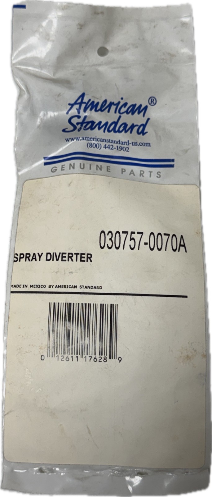 American Standard 030757-0070A Spray Diverter OEM Replacement Part gallery