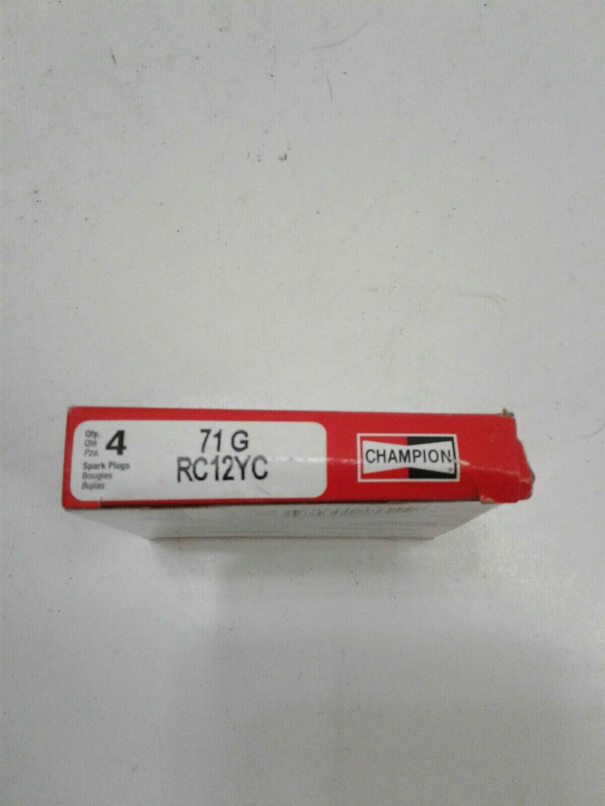 Champion 71G RC12YC Copper Plus SAC-9 Semiconductor Resistor Spark Plugs 4pk gallery