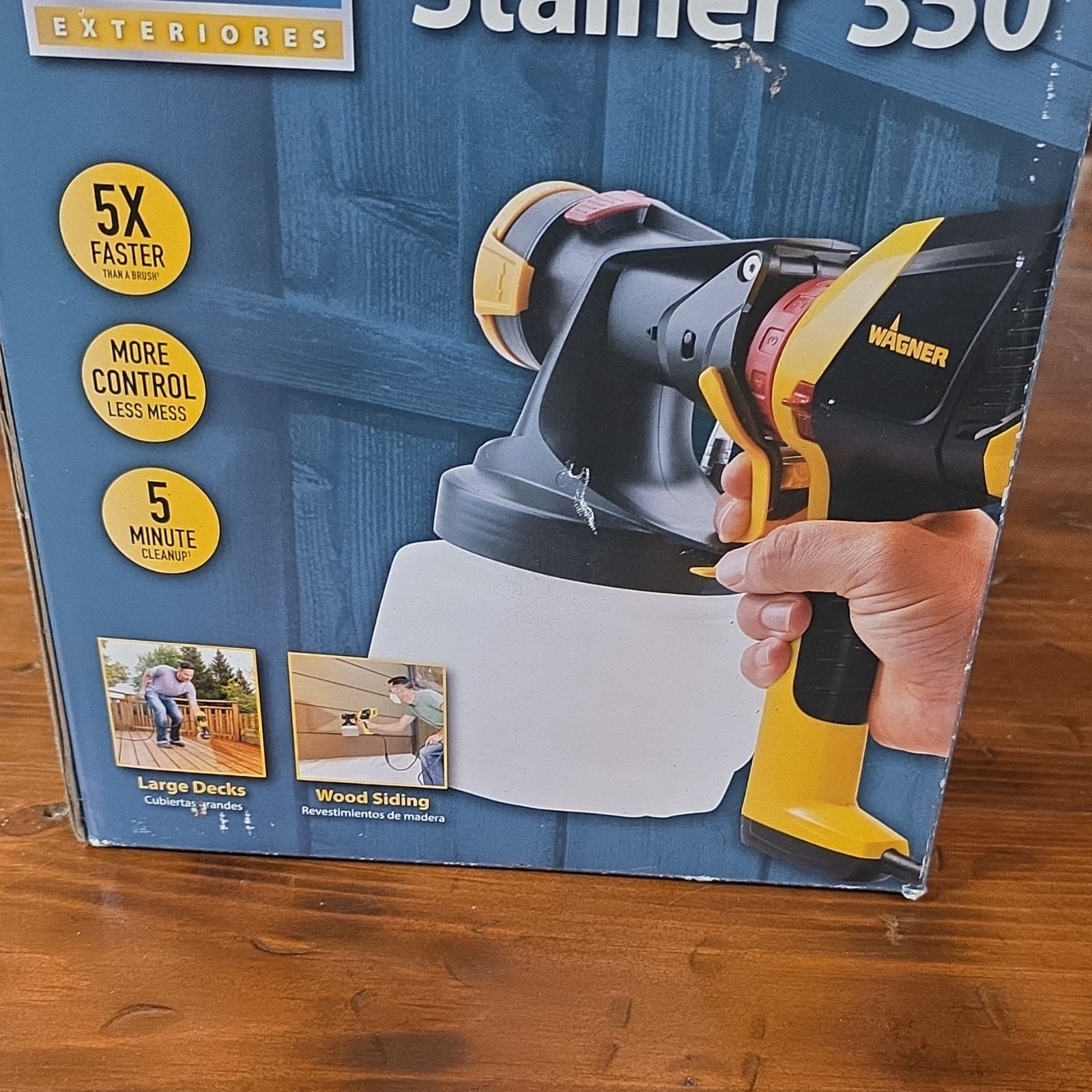 WAGNER Control Stainer 350 Handheld Sprayer, Material Flow Control, 1.5 qt Cup gallery