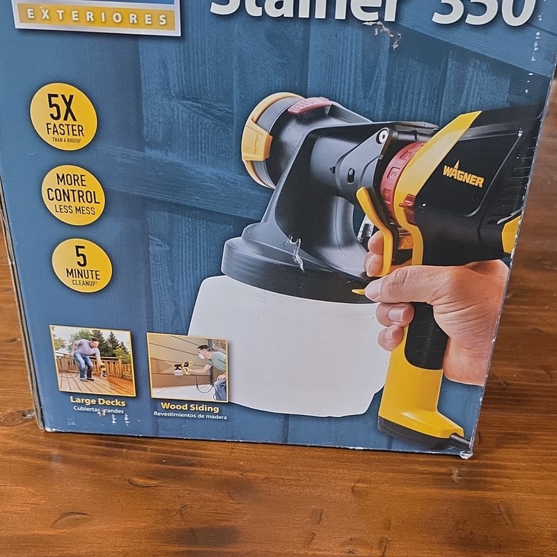 WAGNER Control Stainer 350 Handheld Sprayer, Material Flow Control, 1.5 qt Cup gallery