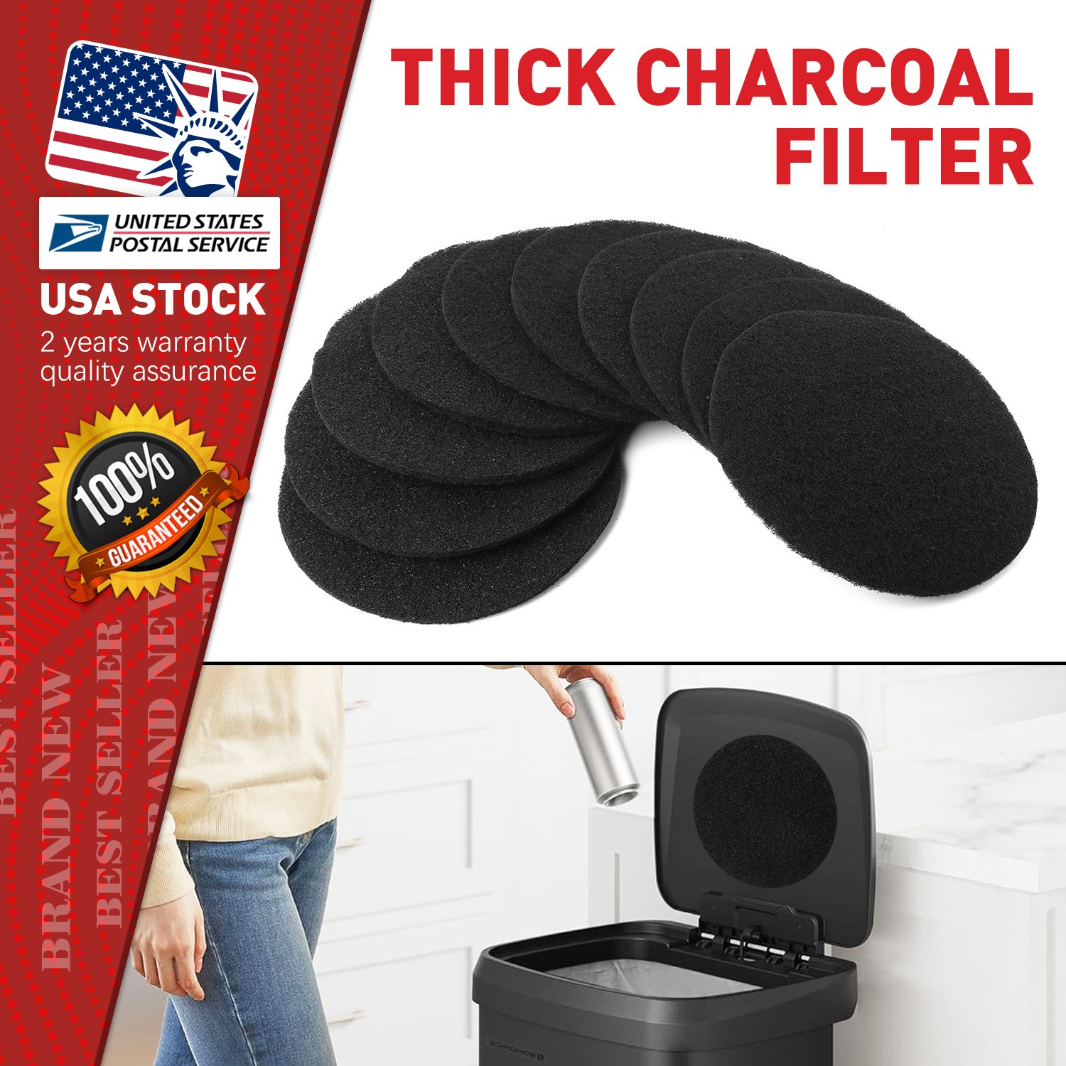 Latest listing in 2025 Charcoal Filter Clean & odorless Compost Bin Best choice gallery