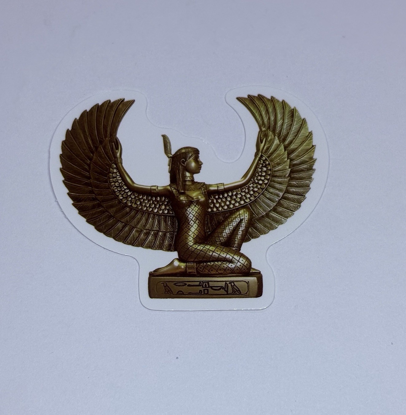 Isis Egyptian Goddess Statue Sticker Decal Mythical Egypt Art Vinyl Journal Tc9 gallery