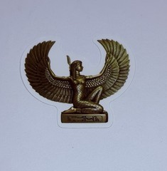 Isis Egyptian Goddess Statue Sticker Decal Mythical Egypt Art Vinyl Journal Tc9