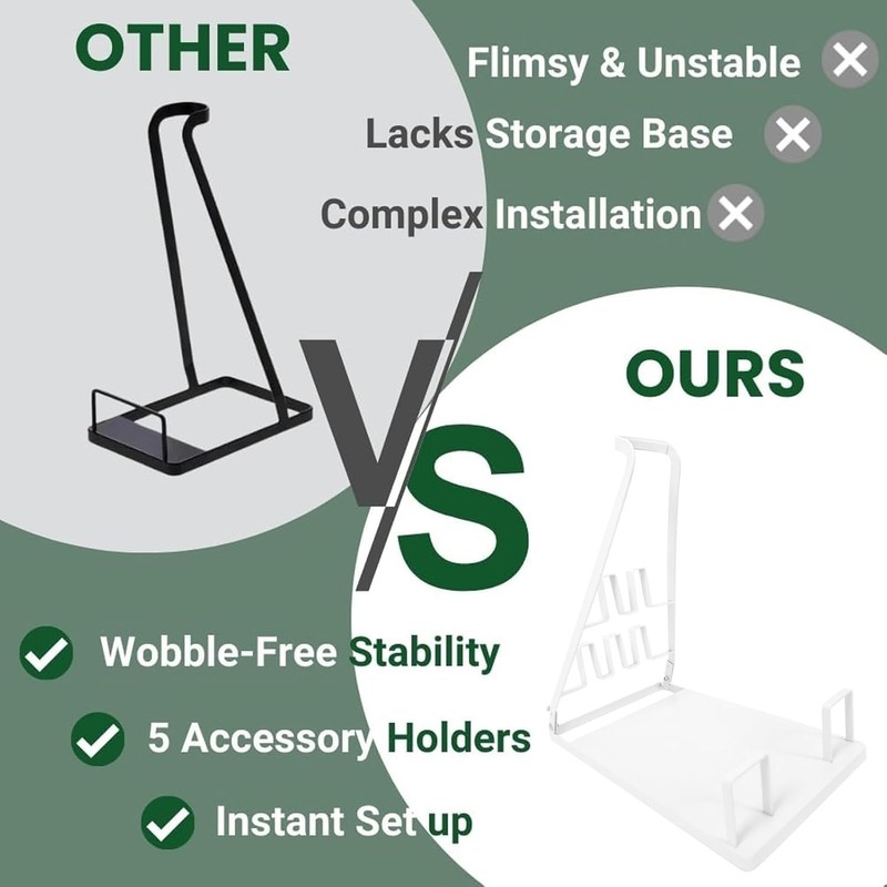 Installation-free Vacuum Stand Frame,Storage Docking Station Holder gallery