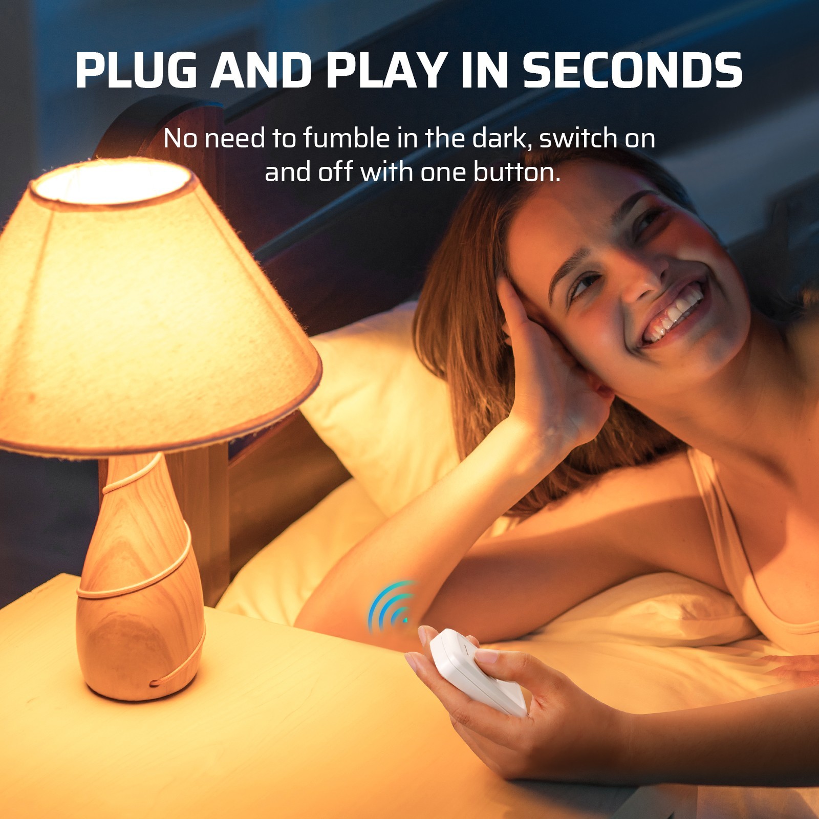 DEWENWILS Plug and Play Remote Control Outlet, IWireless Remote Light Switch gallery