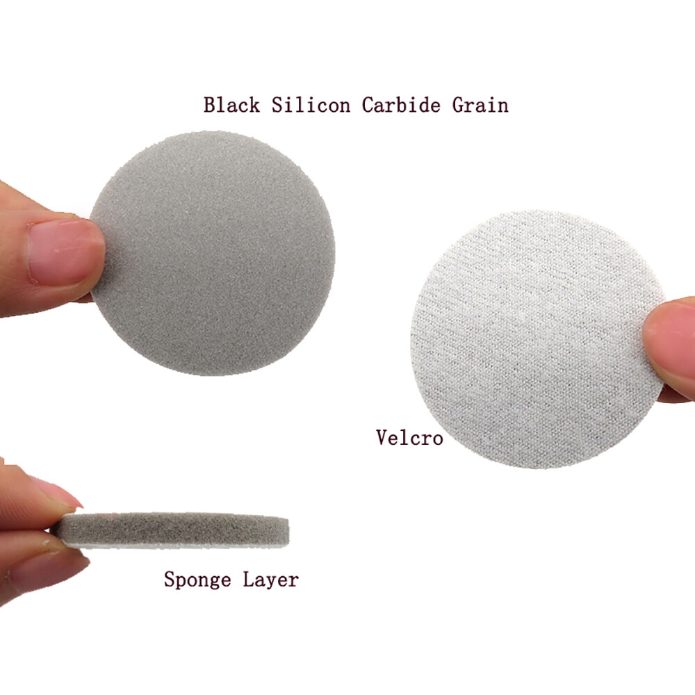 2 Inch（50mm）Hook & Loop Sponge Sandpaper Wet and Dry Sanding Discs 300-3000 Grit gallery