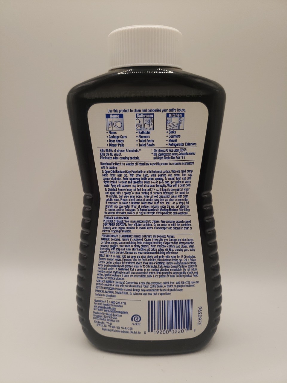 1 LYSOL Disinfectant Concentrate - Original Scent - 12 Fl oz - Makes 9 Gallons gallery