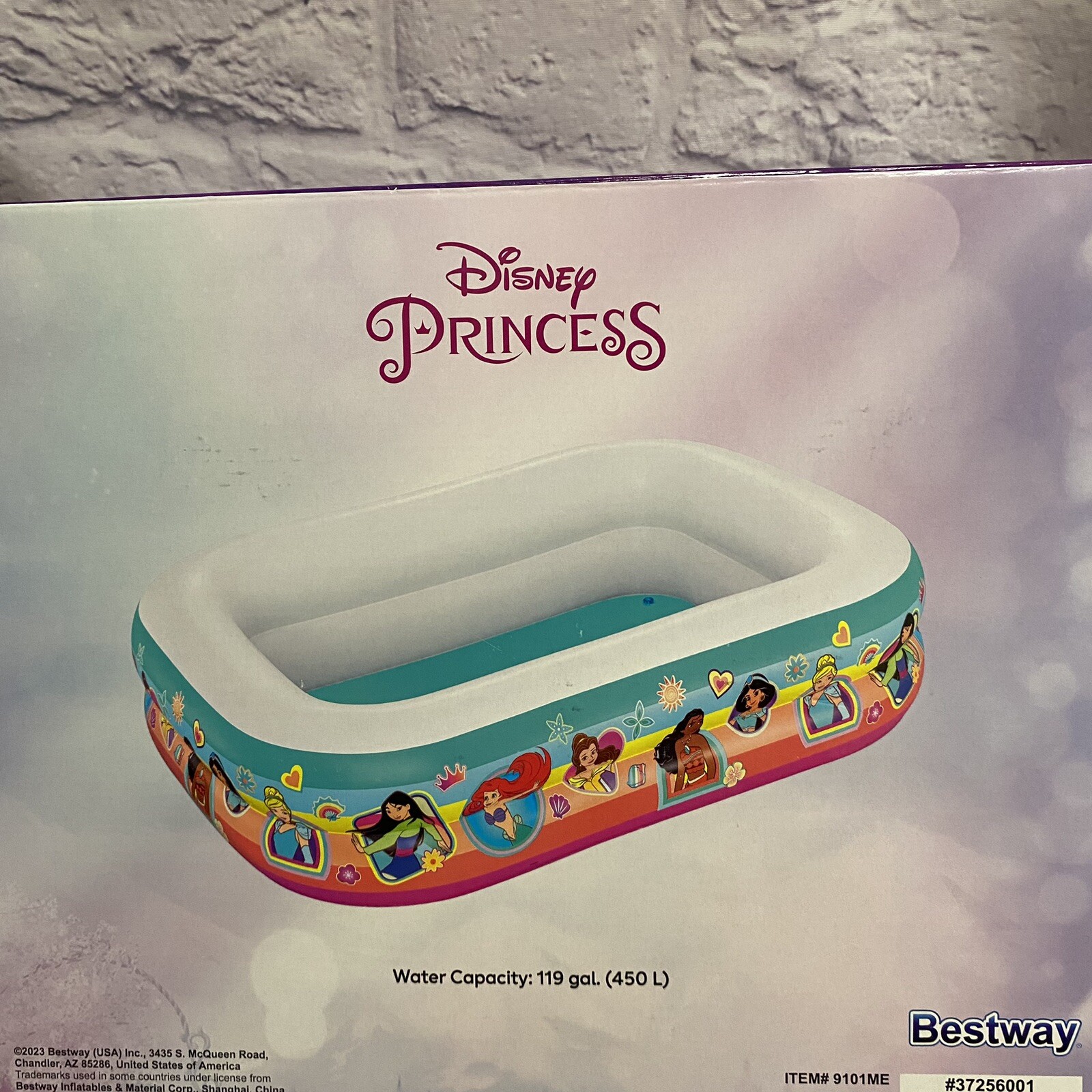 Disney Princess, Family Pool, Inflatable, New, 6ft 7in x 57.5 in x 19 in gallery