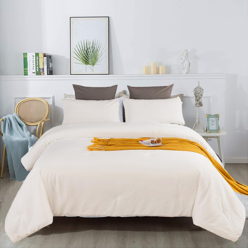 Karever White Velvet Comforter Set Cal King Flannel Velvet White Bedding gallery