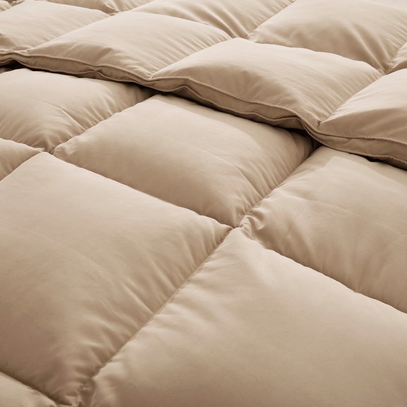 Oversized Down Feather Comforter Moisture-wicking Cozy , King or Queen Blanket gallery