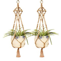 Handmade Flower Pot Hanging Baskets Macrame Plant Hanger Flowerpot Holder Net