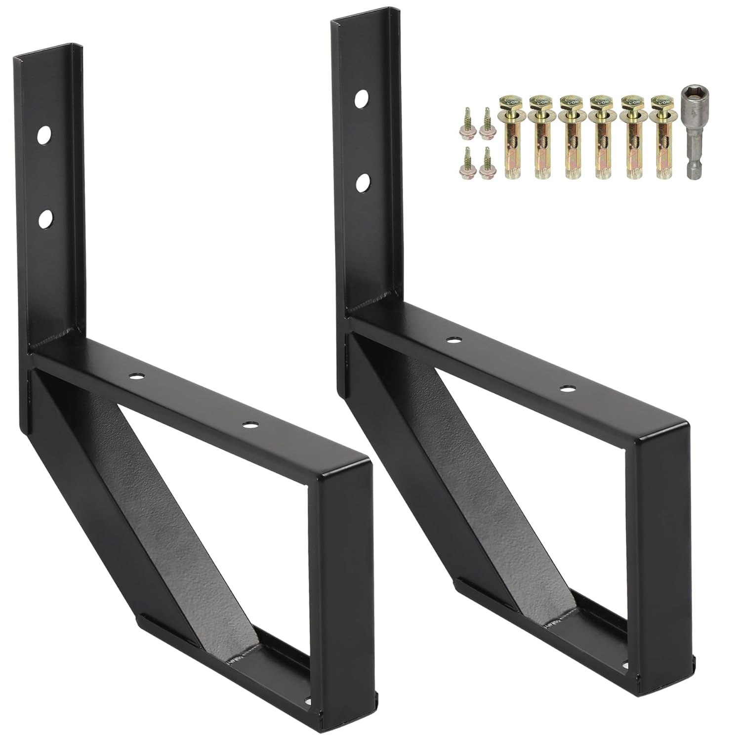 Steel Stair Riser 2 Pack, 1-Step Steel Stair Stringer for Outdoor Steps gallery