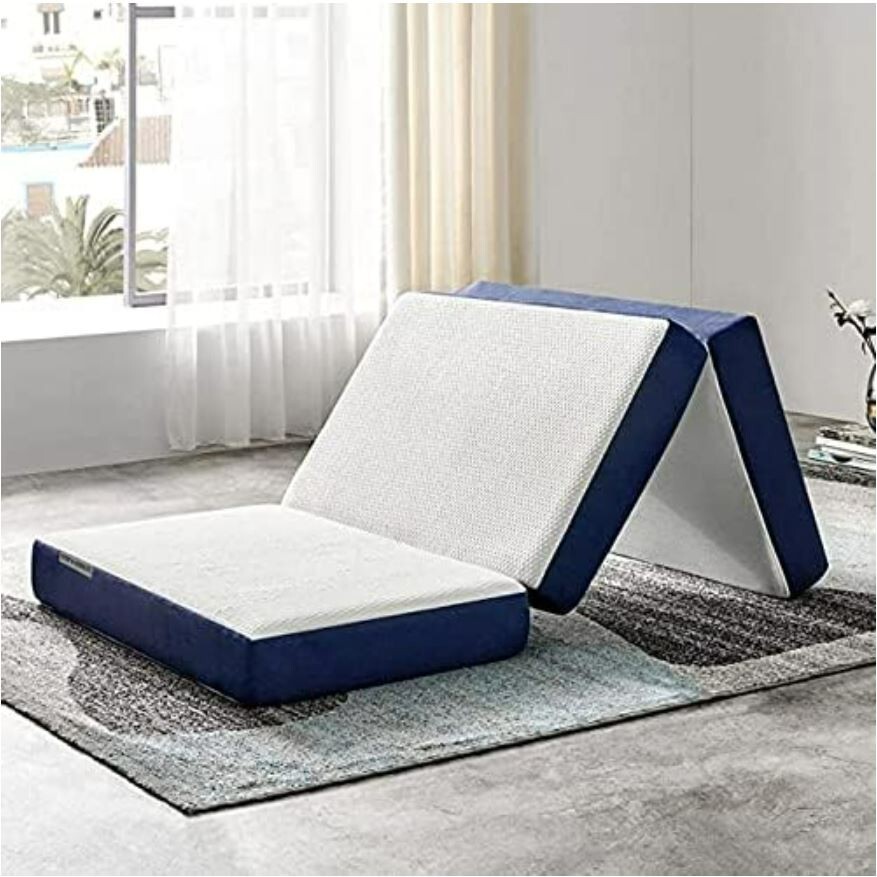 LOOM & NEEDLES Medium Firm Tri-fold Memory Foam Portable Mattress Small, Twin gallery