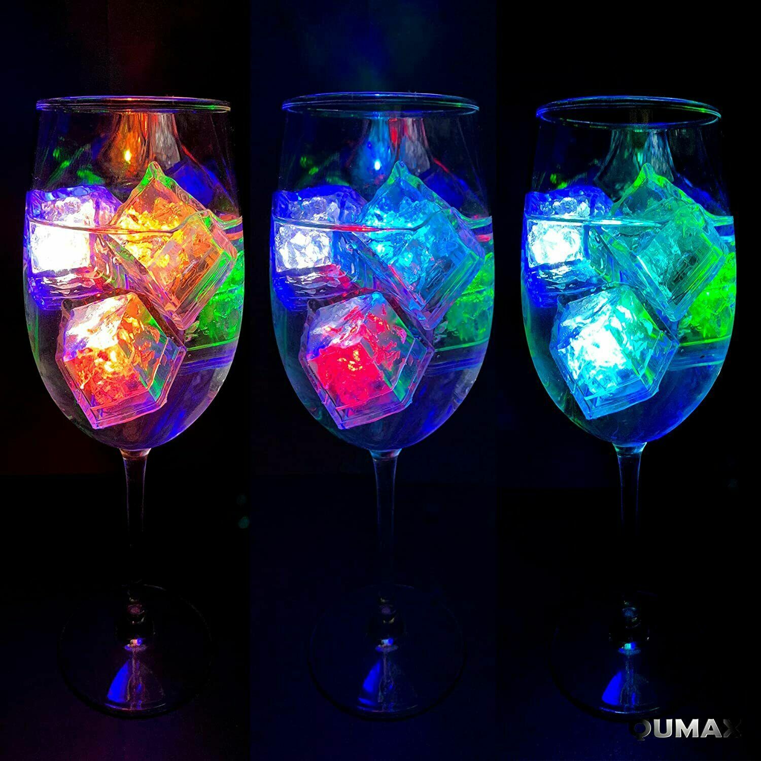 LED ICE CUB CHANGABLE TO 6 COLOR AND RAINBOW FLASHING(24 DZ)288 @ .26 cen a cub gallery