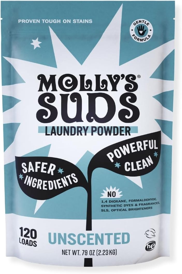 Molly’s Suds Laundry Detergent Powder 120 Loads | Clean & Gentle | Pick Scent gallery