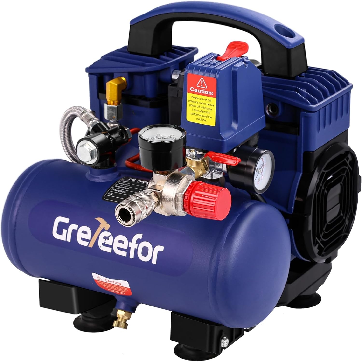 Oil Free Compressor 1 Gal 60dB Violet gallery