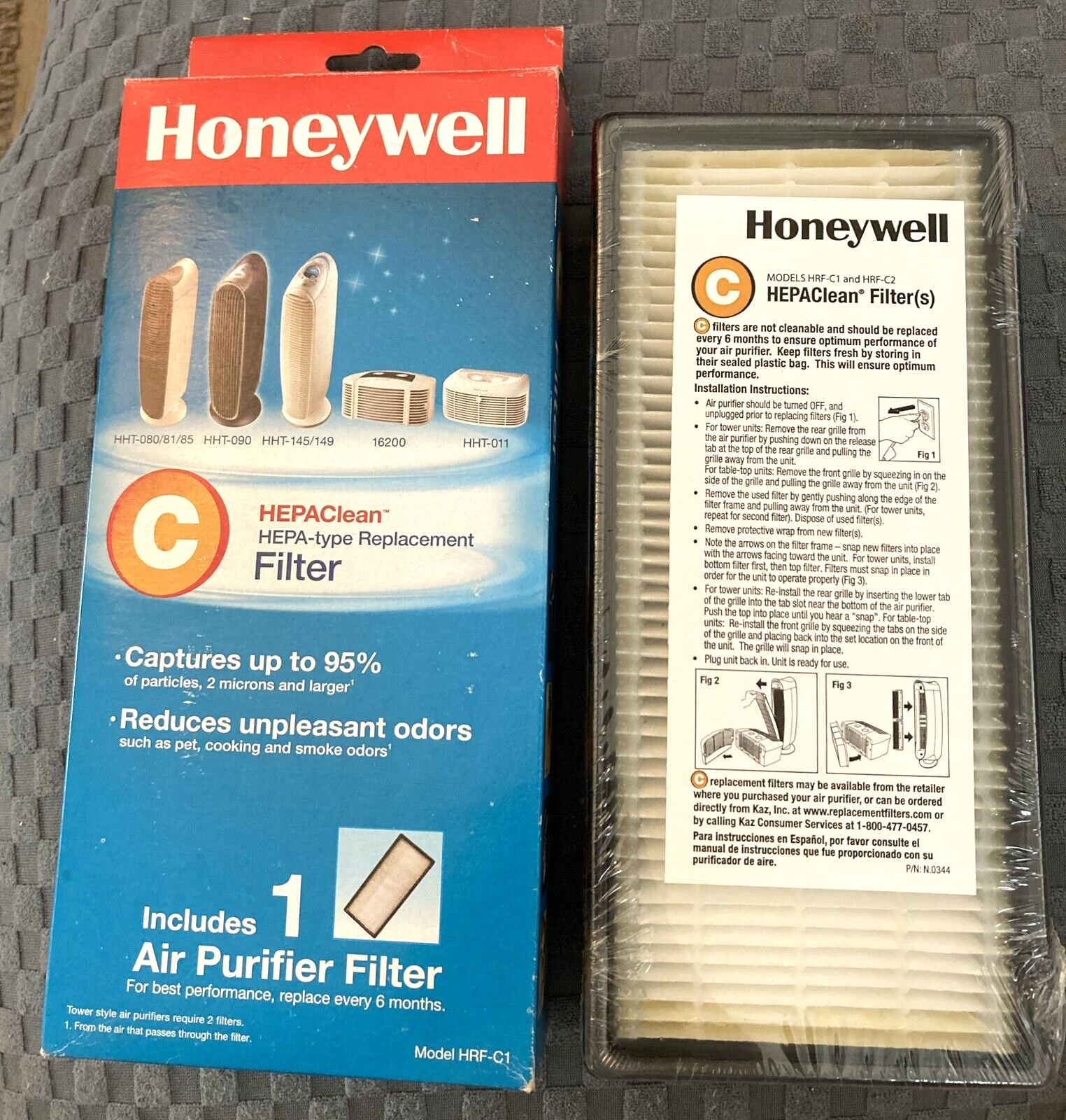 Honeywell HEPAClean C Hepa-Type Replacement Air Purifier Filter HRF-C1 gallery