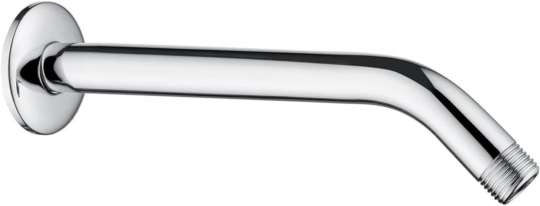Bright Showers 10'' Brass Shower Arm With Flange Chrome BAR1001-01 gallery