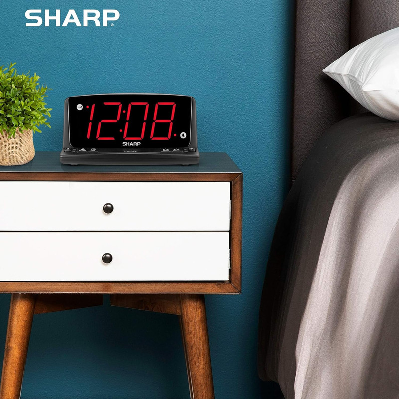 LED Digital Alarm Clock – Simple Operation - Easy to See Large Numbers, Built I gallery