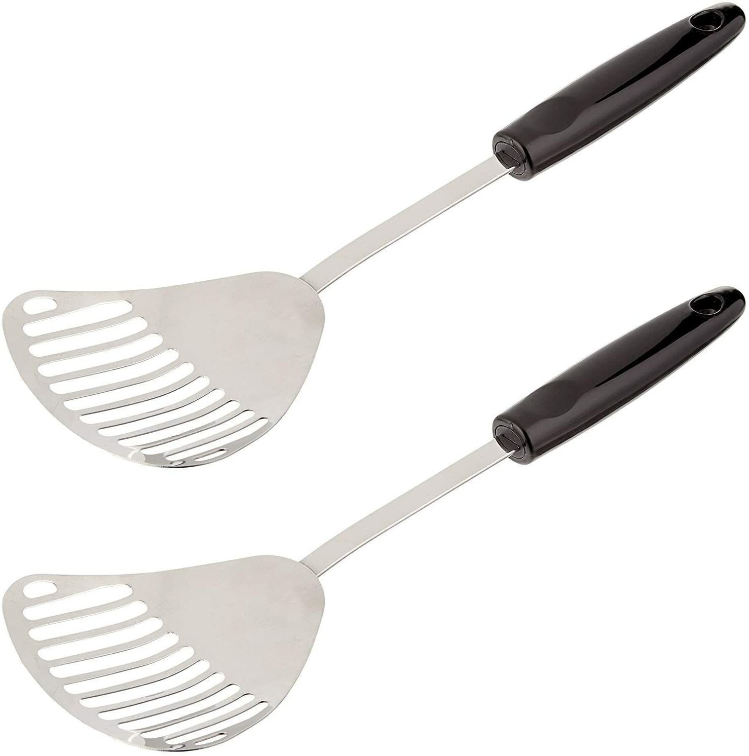 Chef Craft - Stainless Plated Steel Slotted Skimmer - 13 Inches - 2-Pack gallery