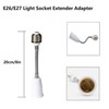 E26/E27 Light Socket Extender Adapter,20cm/8 inch Light Bulb Extension,E26 to... gallery