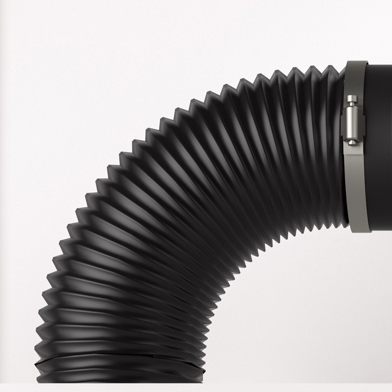 Flexible 6-Inch Four-Layer Aluminium Ducting, 8-Feet Long, Ventilation Exhaust gallery