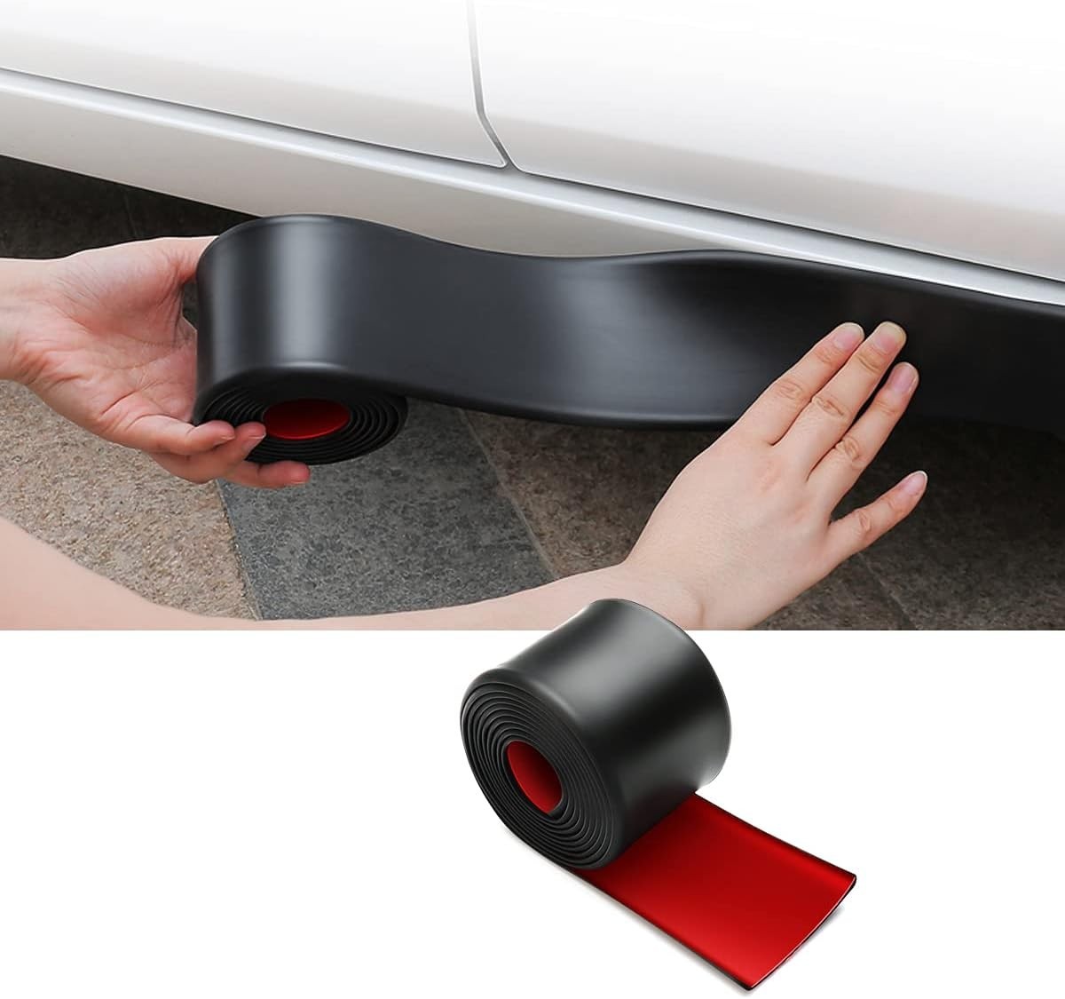 13ft*3.15in [Side] [Skirt]s Protector, [Universal] Rubber [Anti]-[Scratch Edg... gallery
