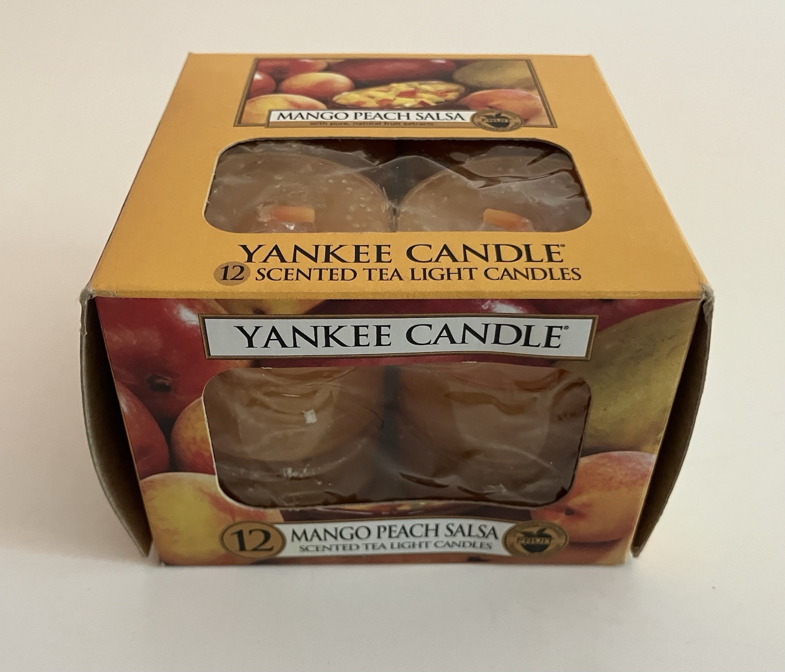 Yankee Candle Mango Peach Salsa Scented Tea Lights 12 Count Discontinued New gallery