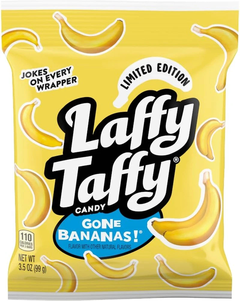 Mini Bar Bag, Banana, Chewy Taffy Candy, 3.5 Oz gallery