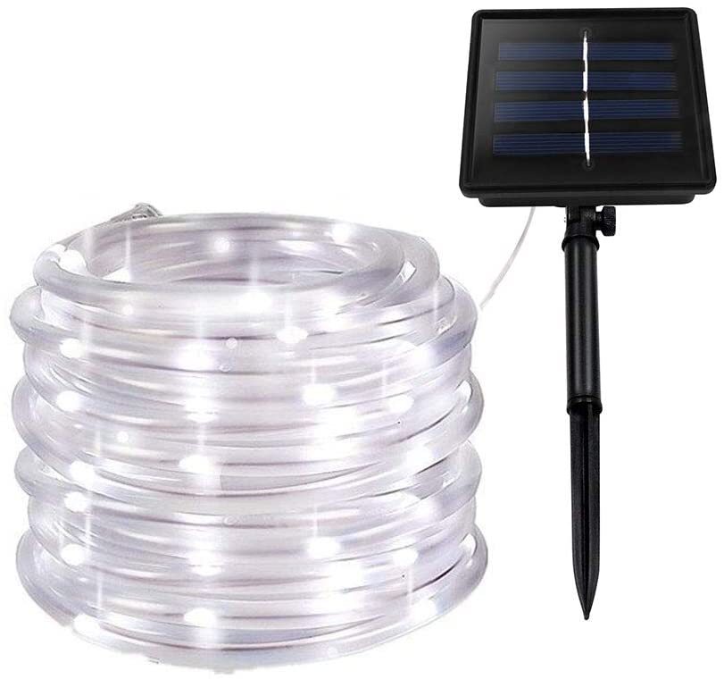 50/100LED Solar String Tube Light Outdoor Garden Tree Fairy Rope Wire Decor Lamp gallery