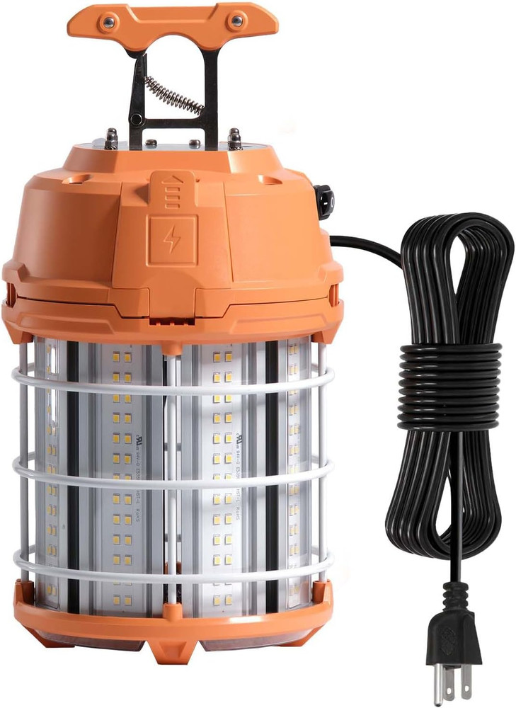 LED Temporary Work Light, 100W, 14400 Lm, 5000K Durable & Water-Resistant, Linka