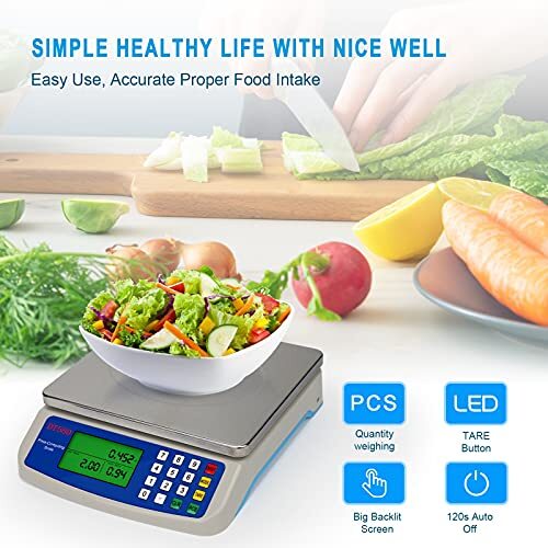 Large Digital Kitchen Scale 30KG Commercial Food Scale 66LB for Baking Bread ... gallery