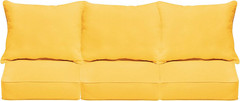 Trupedic X Sunbrella – Deep Seating Sofa Pillow and Cushion Set, 23 in X 25 in X