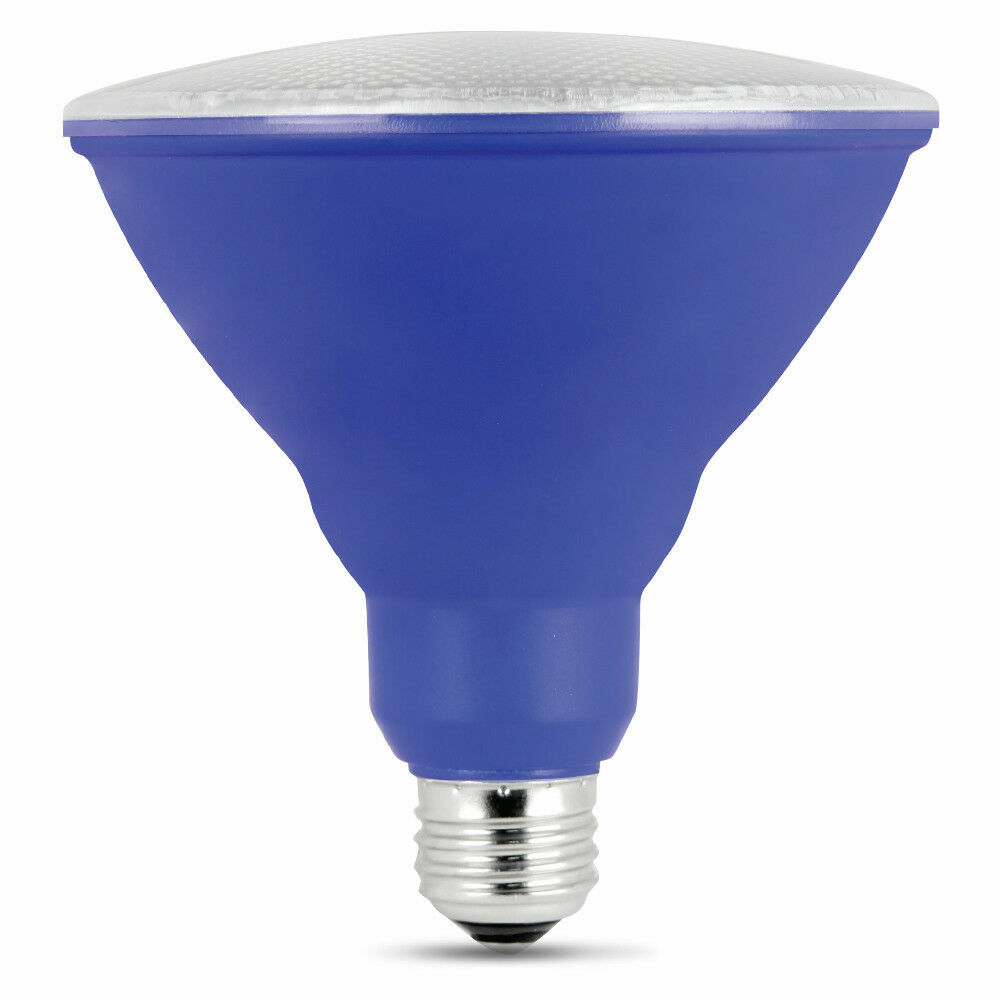 FEIT Electric BLUE LED Bulb PAR38 E26 Medium 40 Watt Equivalence Weatherproof gallery
