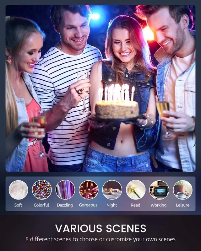 Smart Dimmable LED Light Bulbs Alexa/Google assistant E26 A19 WiFi Light Bulbs gallery