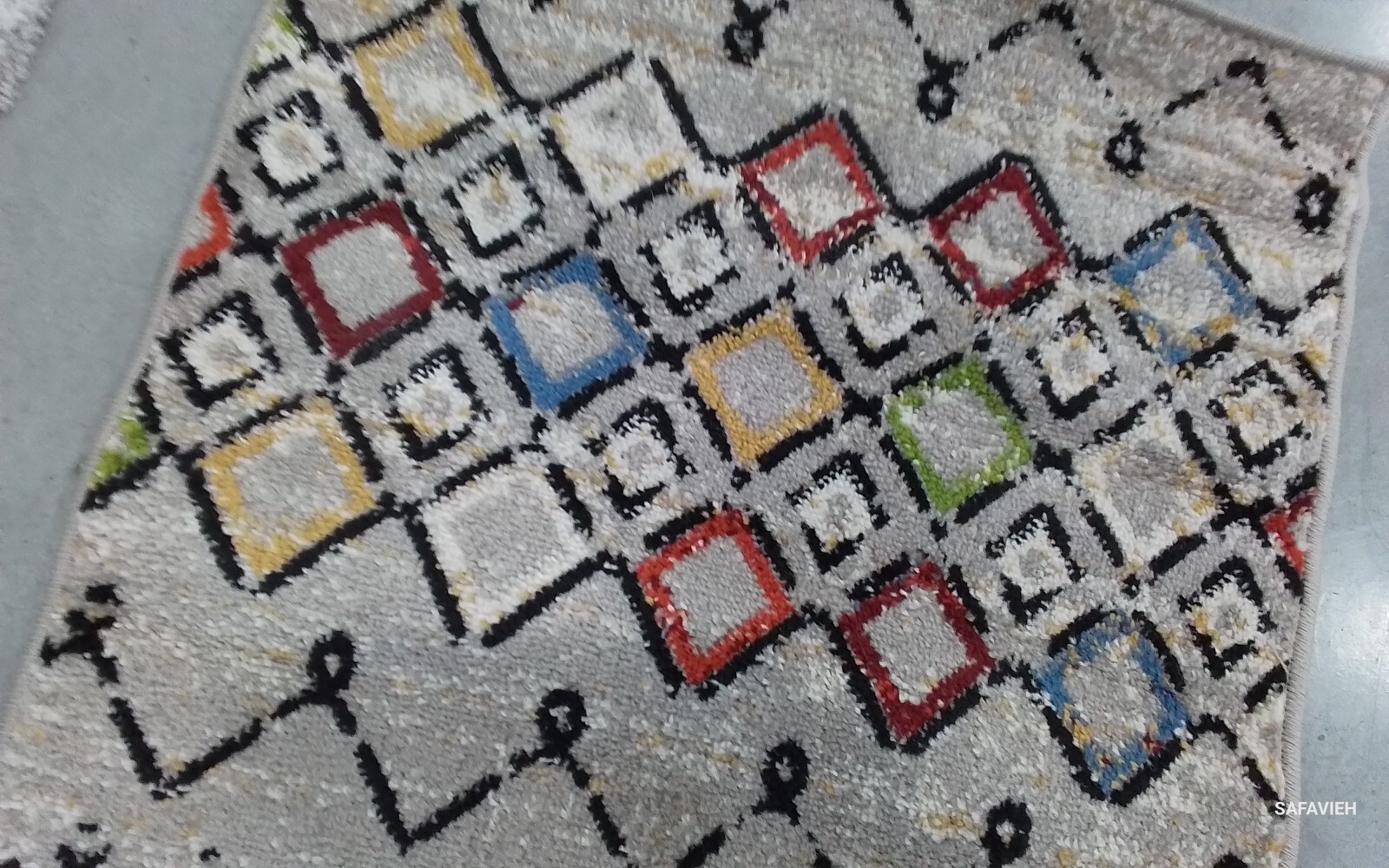 LT GREY / MULTI 2'-3" x 10'-0" Flaw in Rug, Reduced Price 1172770657 AMS108G-210 gallery