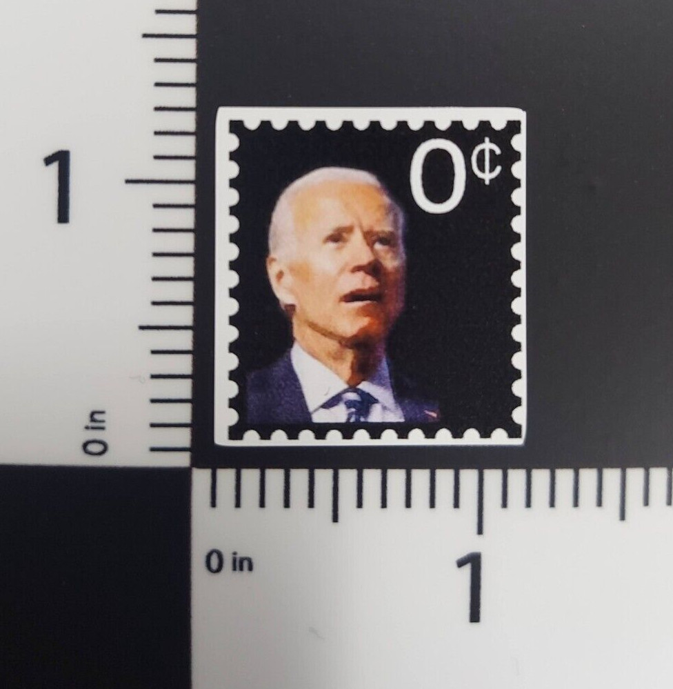 Joe Biden 0 cent NOVELTY STAMP 24 pack Presidential Zero Cents stamps just 4 fun gallery