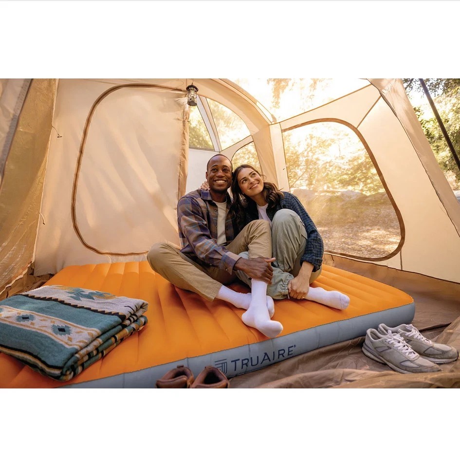 Intex Queen TruAire TPU Camping Mat with USB Air Pump gallery