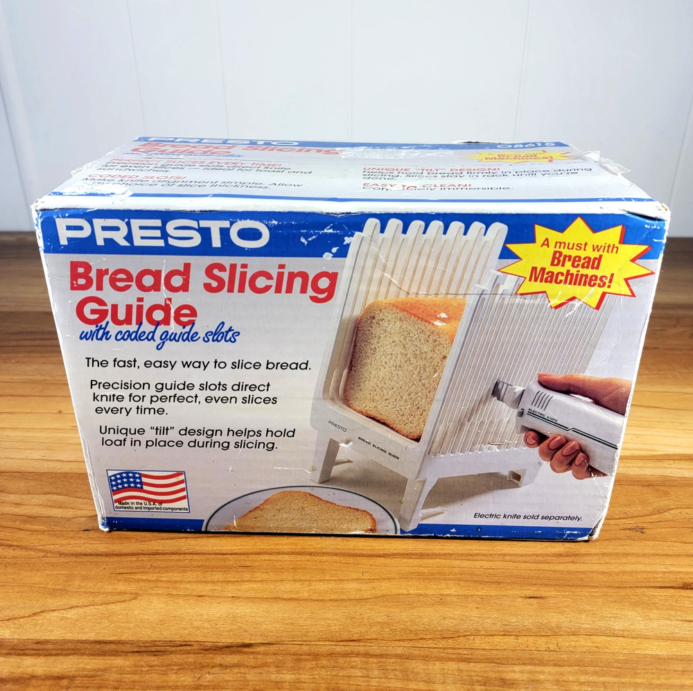 Presto Bread Slicing Guide Model 08615 with Owners Manual New Open Box Complete