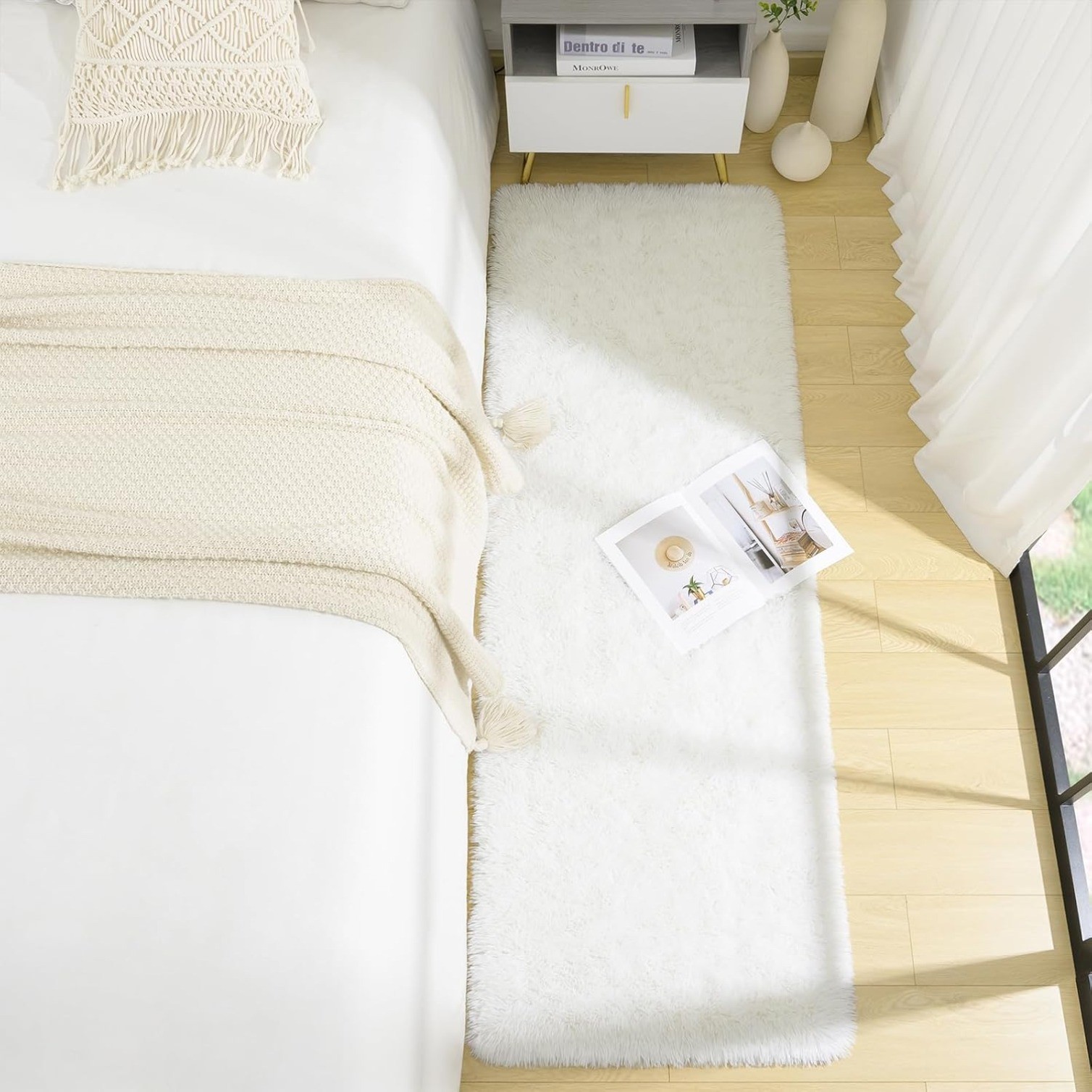 Soft Runner Rugs for Bedroom 2x6, Washable Long Runners for Hallway Entryway gallery